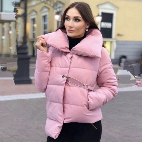 2019 spring women jacket coat cotton irregular women's short cotton padded coat pink student jacket russian, Black
2019 spring women jacket coat cotton irregular women's short cotton padded coat pink student jacket russian, Black