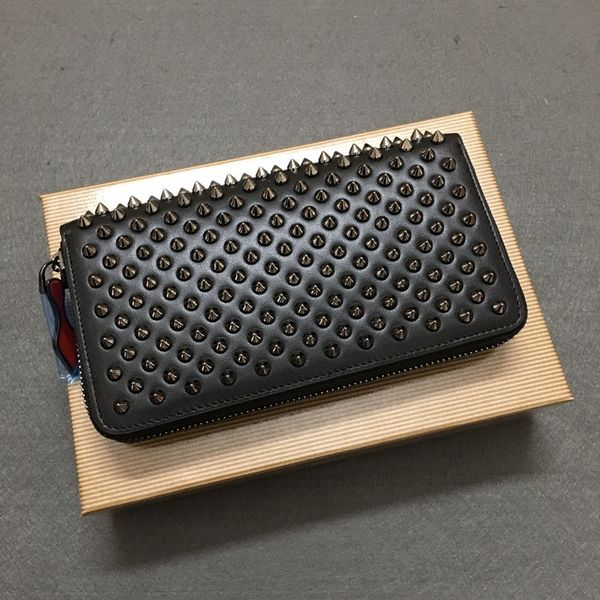 2020 genuine leather luxury men long wallet multicolor fashion original box coin purse women red bottom rivet wallets, Red;black
2020 genuine leather luxury men long wallet multicolor fashion original box coin purse women red bottom rivet wallets, Red;black
