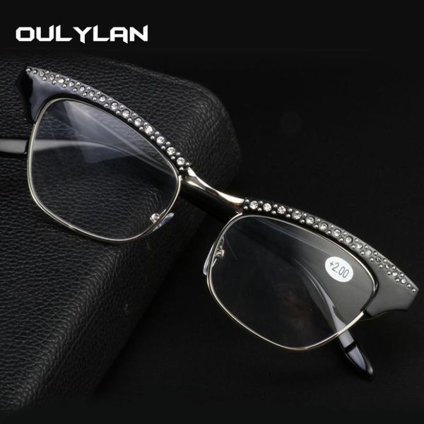 oulylan diamond ladies elegant cat eye reading glasses resin lenses women crystal rhinestone decoration presbyopic eyewear, White;black
oulylan diamond ladies elegant cat eye reading glasses resin lenses women crystal rhinestone decoration presbyopic eyewear, White;black
