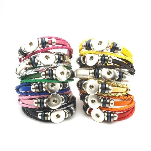 fashion new 6 styles diy multilayer leather noosa chunk 18mm metal button bracelet diy snap button jewelry, Golden;silver
fashion new 6 styles diy multilayer leather noosa chunk 18mm metal button bracelet diy snap button jewelry, Golden;silver