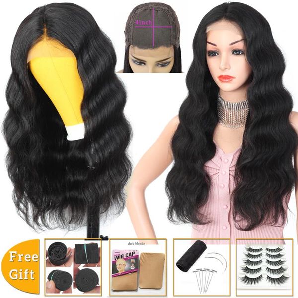 lanqi brazilian hair wigs body wave wig pixie cut 4x4 lace closure wig short bob lace front human hair wigs for women non-remy, Black;brown
lanqi brazilian hair wigs body wave wig pixie cut 4x4 lace closure wig short bob lace front human hair wigs for women non-remy, Black;brown