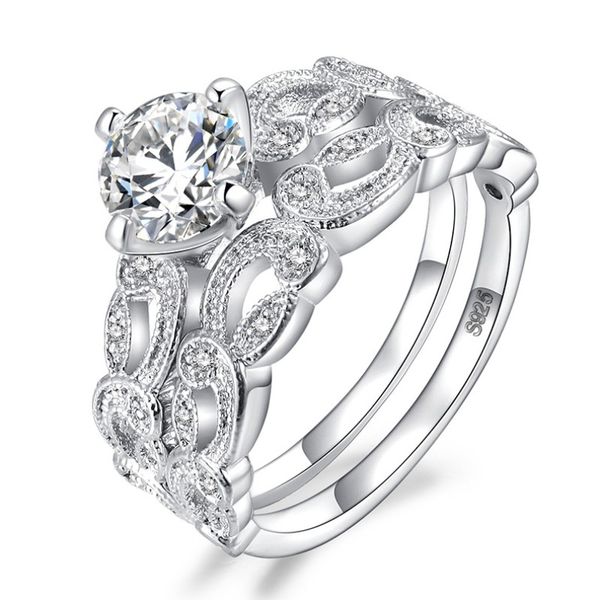 infinity brand new choucong vintage fashion jewelry 925 sterling silver round cut white z cz diamond wedding women bridal ring set gift, Slivery;golden
infinity brand new choucong vintage fashion jewelry 925 sterling silver round cut white z cz diamond wedding women bridal ring set gift, Slivery;golden