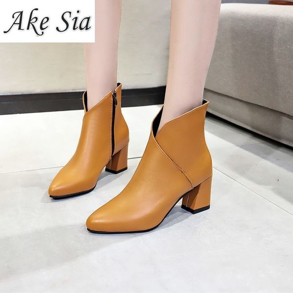 2019 female high heel boots pointed toe short plush side zipper fashion boots prom wedding shoes leather pu mujer, Black
2019 female high heel boots pointed toe short plush side zipper fashion boots prom wedding shoes leather pu mujer, Black