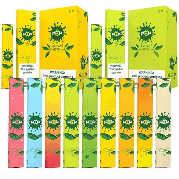 POP Disposable Device Pods Starter Kit 280mAh Battery 1.2ml Cartridges Vape Pen Portable e Cigs Cigarettes Vaporizers Puffs Retail Vapor
POP Disposable Device Pods Starter Kit 280mAh Battery 1.2ml Cartridges Vape Pen Portable e Cigs Cigarettes Vaporizers Puffs Retail Vapor