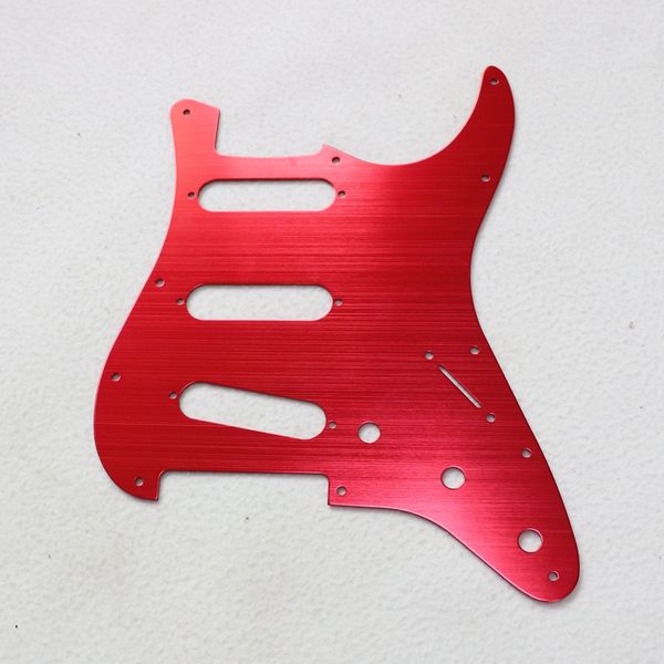 electric guitar sss shield all aluminum brushed panel wine red front cover 11 hole accessories screw
electric guitar sss shield all aluminum brushed panel wine red front cover 11 hole accessories screw