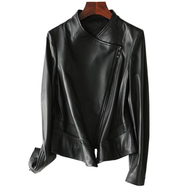 plus size m-3xl genuine leather zipper short coat casual motorcycle biker 100% sheepskin jackets for women outwear clothes, Black
plus size m-3xl genuine leather zipper short coat casual motorcycle biker 100% sheepskin jackets for women outwear clothes, Black