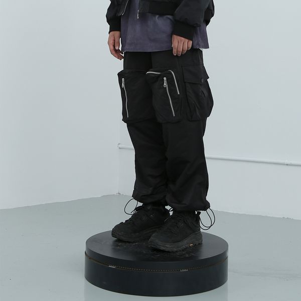 spring and autumn new youth trend casual men's beam foot belt overalls large pocket decoration loose hip hop, Black
spring and autumn new youth trend casual men's beam foot belt overalls large pocket decoration loose hip hop, Black