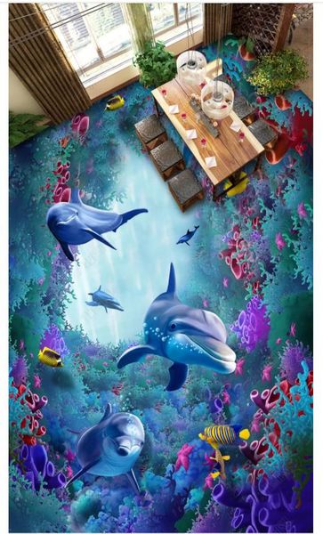 customized 3d p mural wallpaper pvc self-adhesive waterproof flooring wall sticker ocean world dolphin 3d stereo floor tiles
customized 3d p mural wallpaper pvc self-adhesive waterproof flooring wall sticker ocean world dolphin 3d stereo floor tiles