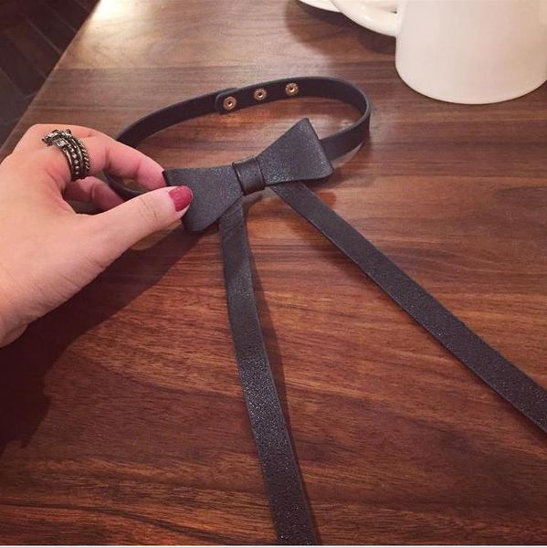 2016 new leather bow knot necklace collar fashion punk bow tie neckcloth clothing accessories for women collier femme, Silver
2016 new leather bow knot necklace collar fashion punk bow tie neckcloth clothing accessories for women collier femme, Silver