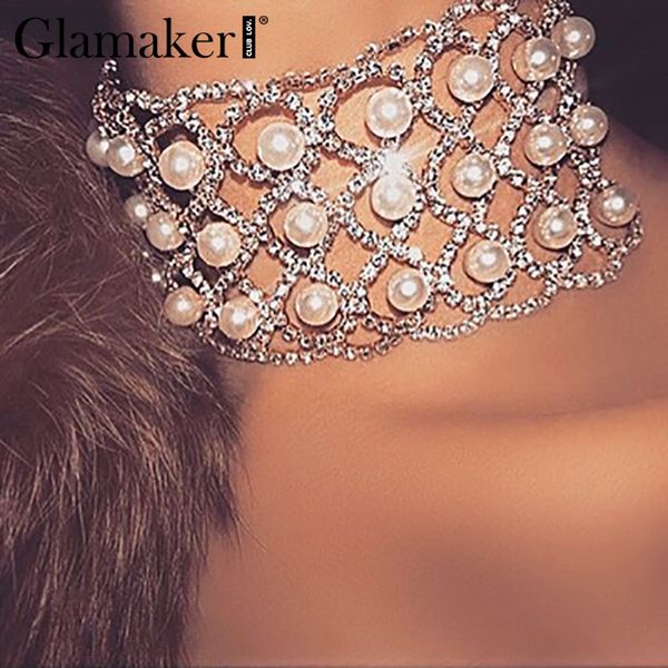 glamaker pearl-decorated vintage choker necklace women retro boho jewelry accessories female fashion beads party chain gift, Silver
glamaker pearl-decorated vintage choker necklace women retro boho jewelry accessories female fashion beads party chain gift, Silver