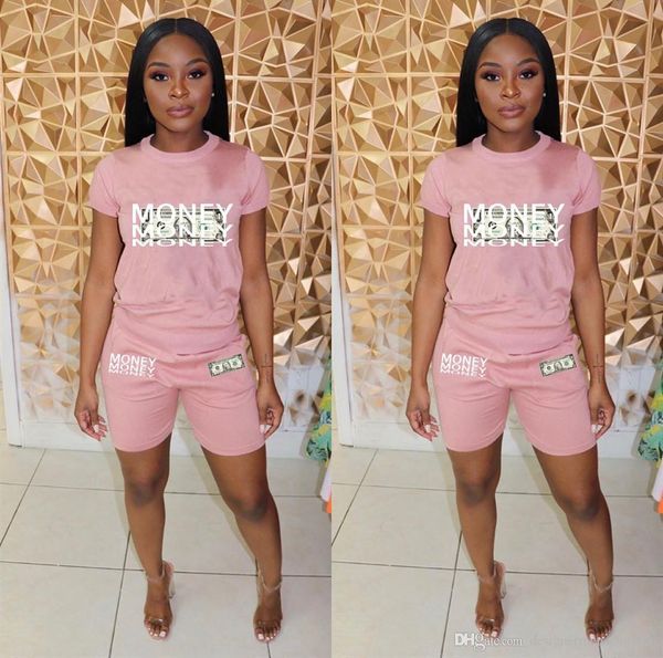 womens summer dollar print 2pcs suits crew neck short sleeve pullover feamle tracksuits fashion casual clothing, Gray
womens summer dollar print 2pcs suits crew neck short sleeve pullover feamle tracksuits fashion casual clothing, Gray