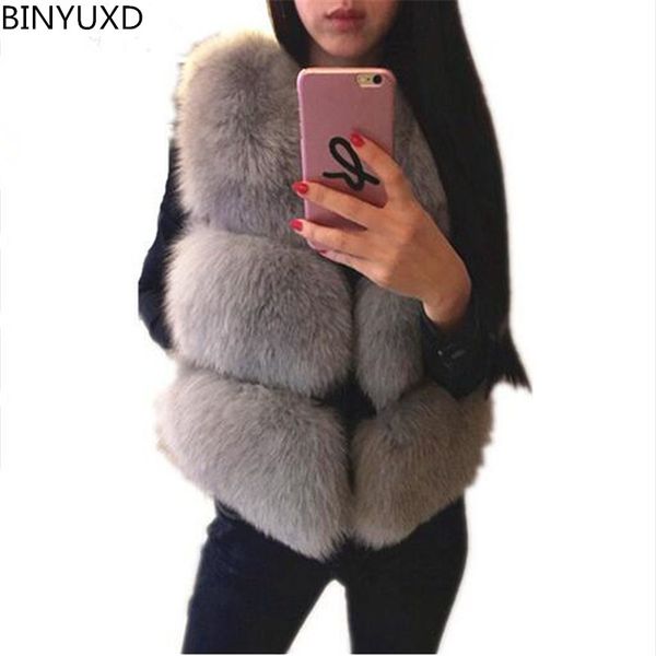 new 2017 winter women's thick warm faux fur vest fashion o-neck short fur coat for women outwear, Black
new 2017 winter women's thick warm faux fur vest fashion o-neck short fur coat for women outwear, Black