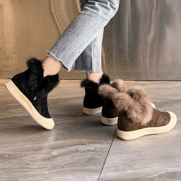 winter boots warm suede leather boots women shoes flats ankle plus velvet casual side zipper booties shoes woman 56633, Black
winter boots warm suede leather boots women shoes flats ankle plus velvet casual side zipper booties shoes woman 56633, Black