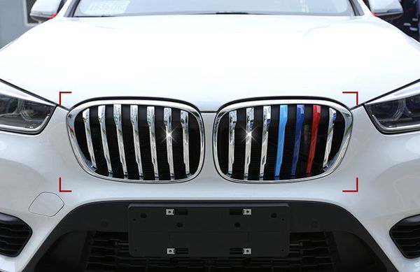 1set=14pcs chrome auto car front grill decoration strips for x1 f48 2016-2018
1set=14pcs chrome auto car front grill decoration strips for x1 f48 2016-2018