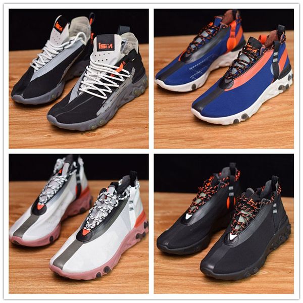 

2019 Новый ISPA React LW WR Mid Мужчины кроссовки React Runner Mid Element 87 Спортивные кроссовки Женск