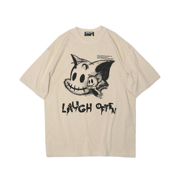 high street ins designer dark cartoon printed t-shirt summer 2020 new loose ins tide brand men and women tee, White;black
high street ins designer dark cartoon printed t-shirt summer 2020 new loose ins tide brand men and women tee, White;black
