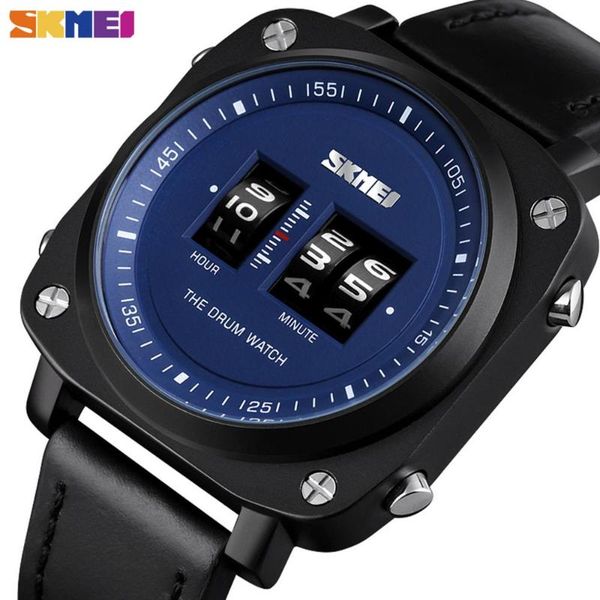 skmei fashion drum mens watches casual quartz men wristwatch genuine leather comfortable big creative clock reloj hombre 1599, Slivery;brown
skmei fashion drum mens watches casual quartz men wristwatch genuine leather comfortable big creative clock reloj hombre 1599, Slivery;brown