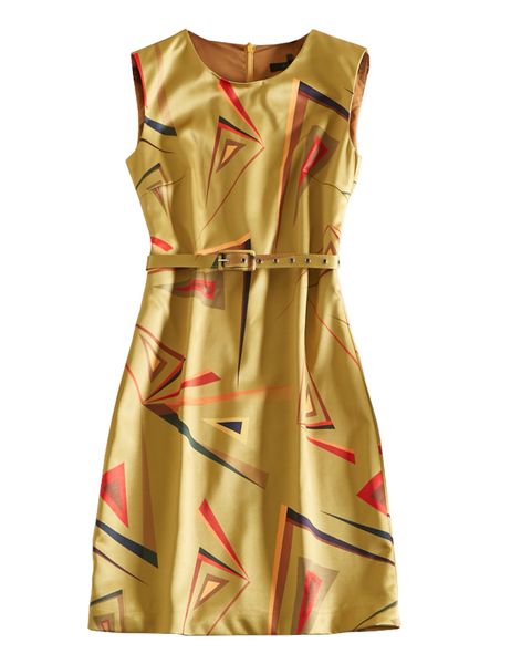 cute women sheath dress geometric print with belt sleeveless casual dresses 04k892y, Black;gray
cute women sheath dress geometric print with belt sleeveless casual dresses 04k892y, Black;gray
