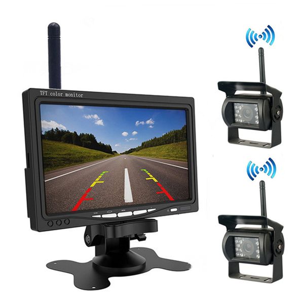 wireless 7 inch hd screen car monitor + night vision hd rearview camera for rv truck bus boat trailer campers
wireless 7 inch hd screen car monitor + night vision hd rearview camera for rv truck bus boat trailer campers