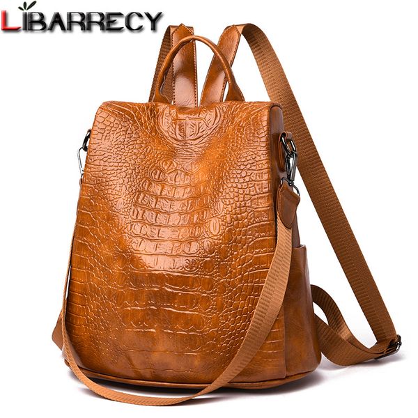 fashion classic anti-theft backpack women crocodile pu leather shoulder bag female vintage school travel bagpack ladies mochilas
fashion classic anti-theft backpack women crocodile pu leather shoulder bag female vintage school travel bagpack ladies mochilas