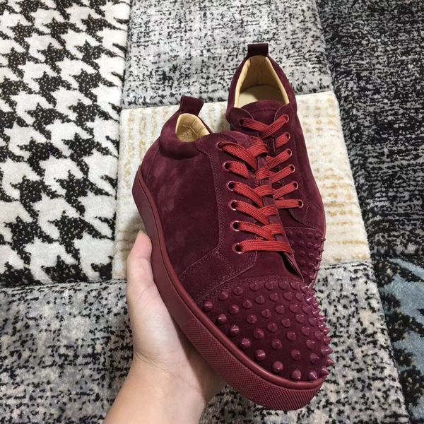 red bottom sneakers shoes women,men lace up casual wine-red walking flat,famous louisflats outdoor lover designer footwear, Black
red bottom sneakers shoes women,men lace up casual wine-red walking flat,famous louisflats outdoor lover designer footwear, Black