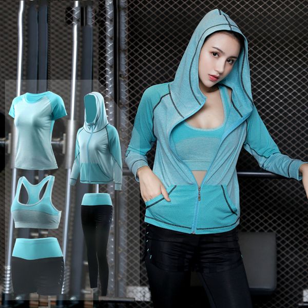 5pcs sports wear for women gym clothes running sport suit set workout clothes for female sport bra+yoga pants leggings set, Black;blue
5pcs sports wear for women gym clothes running sport suit set workout clothes for female sport bra+yoga pants leggings set, Black;blue