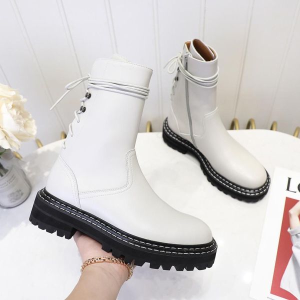 genuine leather shoes woman chic design back lace-up boots women autumn winter new women shoes round toe zapatos de mujer, Black
genuine leather shoes woman chic design back lace-up boots women autumn winter new women shoes round toe zapatos de mujer, Black