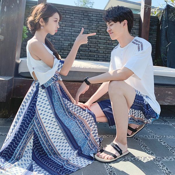 couple clothing summer beach clothes lovers holiday dresses short sleeve off shoulder women dress men's t-shirt shorts suit, Black;gray
couple clothing summer beach clothes lovers holiday dresses short sleeve off shoulder women dress men's t-shirt shorts suit, Black;gray