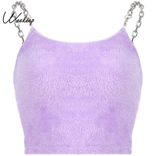 weekeep streetwear металлические цепи лоскутная верхней части бака женщины моды backless обрезанные tank tops 2019 фиолетовый мягкая crop to, White
weekeep streetwear металлические цепи лоскутная верхней части бака женщины моды backless обрезанные tank tops 2019 фиолетовый мягкая crop to, White