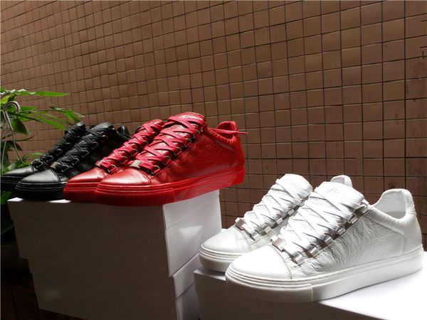 designers bb runaway arena low sneakers shoes red,black,white wrinkle leather casual walking flats designer shoes 36-46
designers bb runaway arena low sneakers shoes red,black,white wrinkle leather casual walking flats designer shoes 36-46