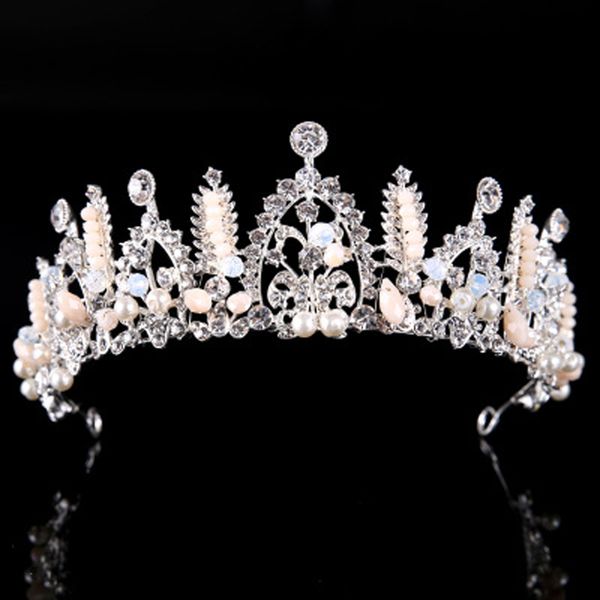 vintage baroque gold silver crystal pearl tiara and crown for wedding bridal hair accessories women jewelry queen headpiece, Golden;white
vintage baroque gold silver crystal pearl tiara and crown for wedding bridal hair accessories women jewelry queen headpiece, Golden;white