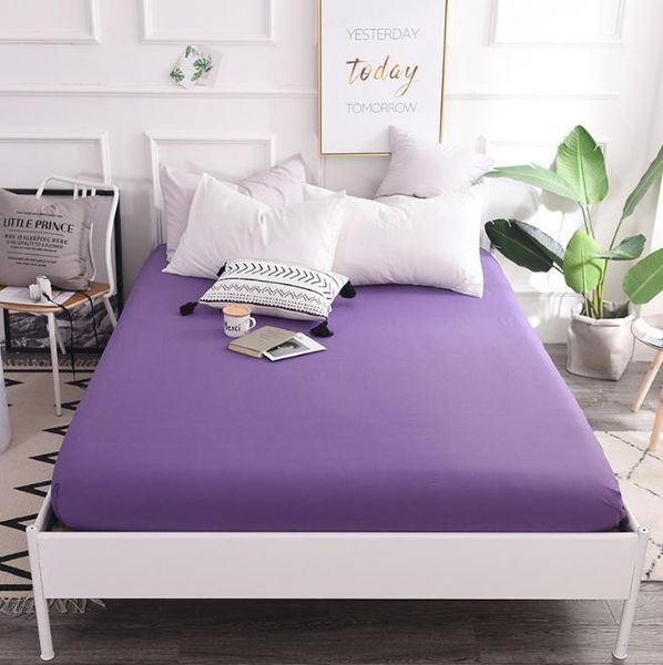 100% fitted sheet mattress cover bedding with elastic twin full queen size 120x200cm 150x200cm 180x200cm purple blue pink sheets
100% fitted sheet mattress cover bedding with elastic twin full queen size 120x200cm 150x200cm 180x200cm purple blue pink sheets