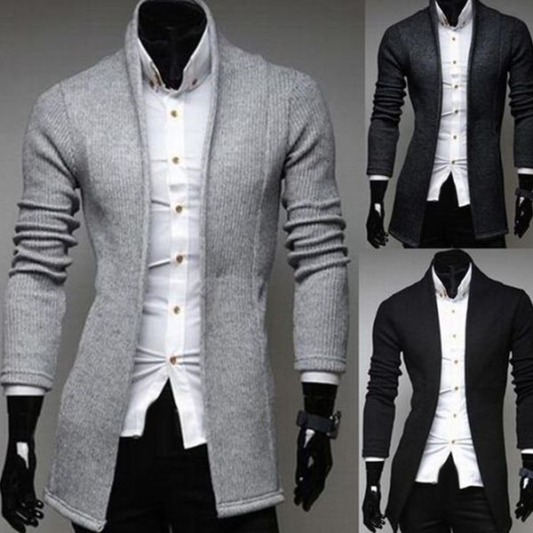 jacket men solid color trench jacket cardigan long sleeve coat casual slim cotton knitting long sleeve top, Black;brown
jacket men solid color trench jacket cardigan long sleeve coat casual slim cotton knitting long sleeve top, Black;brown