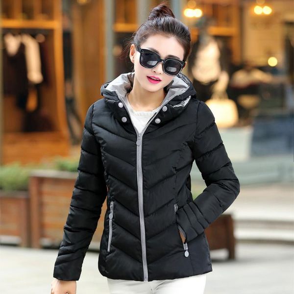 zippered short hooded autumn ultra light warm coat solid elegant winter lined women down jacket quilted long sleeve trench, Black
zippered short hooded autumn ultra light warm coat solid elegant winter lined women down jacket quilted long sleeve trench, Black
