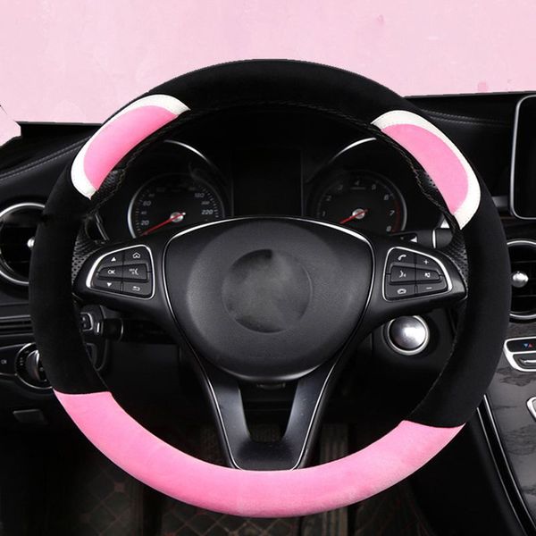 cute carbon fiber steering wheel cover synthetic leather auto car steering wheel cover for women 15 inch pink/red
cute carbon fiber steering wheel cover synthetic leather auto car steering wheel cover for women 15 inch pink/red