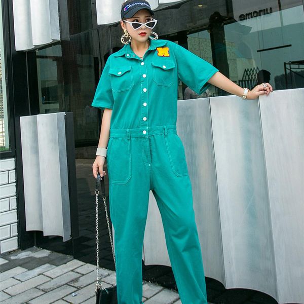 korean fashion short sleeve jumpsuit casual turn down collar one piece overalls cartoon patches playsuit, Black;white
korean fashion short sleeve jumpsuit casual turn down collar one piece overalls cartoon patches playsuit, Black;white