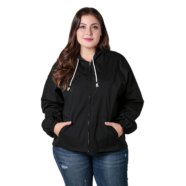 fadzeco women's hooded jackets causal windbreaker women basic jackets coats plus size zipper lightweight female, Tan;black
fadzeco women's hooded jackets causal windbreaker women basic jackets coats plus size zipper lightweight female, Tan;black