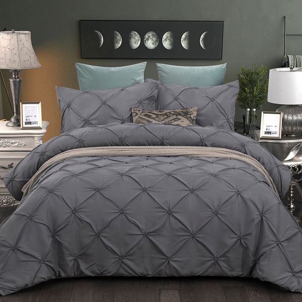 wensd luxury grey duvet cover pinch pleat brief bedding set king 3pc bedlinen set comforter cover with pillowcase
wensd luxury grey duvet cover pinch pleat brief bedding set king 3pc bedlinen set comforter cover with pillowcase