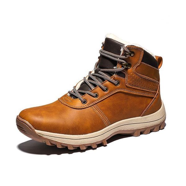 new men's shoes winter warm leather snow boots fur plush casual lace-up fashion winter outdoor boots big size 48, Black
new men's shoes winter warm leather snow boots fur plush casual lace-up fashion winter outdoor boots big size 48, Black