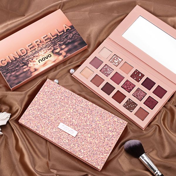 novo sparkle shimmer eyeshadow palette 18 colors metallic glitter matte pigmented eye shadow powder make up products easy to wear
novo sparkle shimmer eyeshadow palette 18 colors metallic glitter matte pigmented eye shadow powder make up products easy to wear