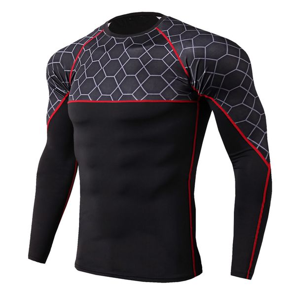long sleeve sport t-shirt men running compression rashguard male gym training crossfit fitness tee shirt homme, Black;red
long sleeve sport t-shirt men running compression rashguard male gym training crossfit fitness tee shirt homme, Black;red