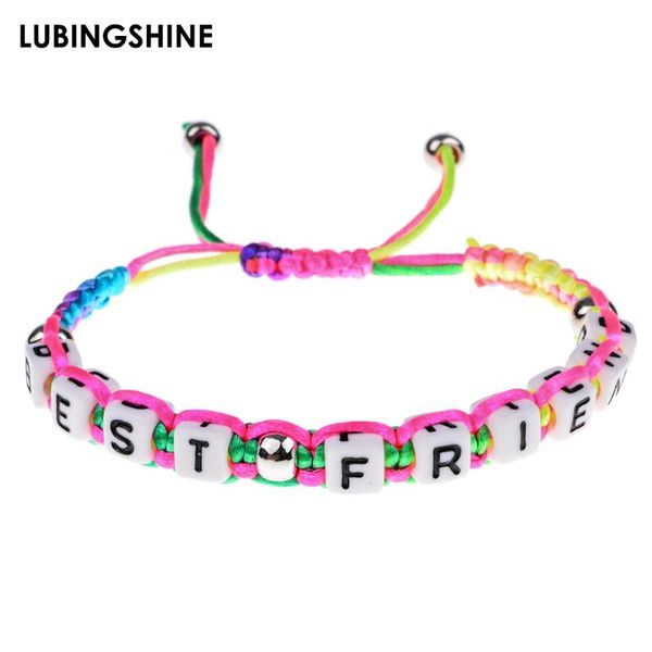 2020 new fashion letter friends braided rope bracelet handmade adjustable bracelets for women girls kids friendship jewelry, Golden;silver
2020 new fashion letter friends braided rope bracelet handmade adjustable bracelets for women girls kids friendship jewelry, Golden;silver