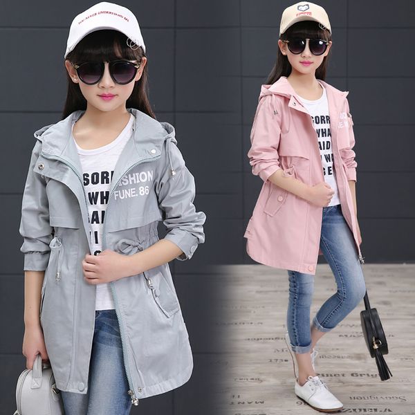 teenager spring autumn girls trench coat red pink hooded jacket cotton cardigan kids school clothing casual outwear 3-12 age, Blue;gray
teenager spring autumn girls trench coat red pink hooded jacket cotton cardigan kids school clothing casual outwear 3-12 age, Blue;gray