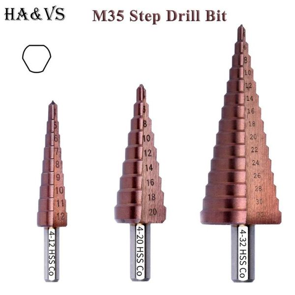 m35 5% cobalt hss step drill bit hss co high-speed steel straight groove triangle shank metal drill bits tool set
m35 5% cobalt hss step drill bit hss co high-speed steel straight groove triangle shank metal drill bits tool set