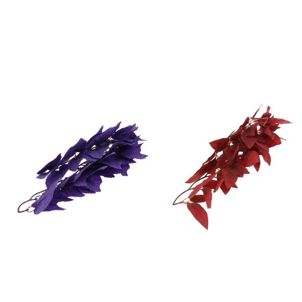 2pcs 30cm fake cane plants aquarium fish tank