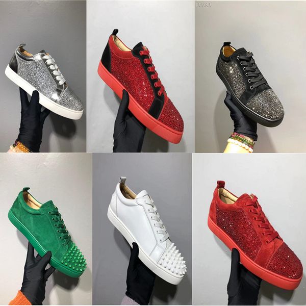 new arrival spikes man casual shoes woman sneaker fashion rivets low cut lace up party wedding shoes drop shipping star crystal with box, Black
new arrival spikes man casual shoes woman sneaker fashion rivets low cut lace up party wedding shoes drop shipping star crystal with box, Black