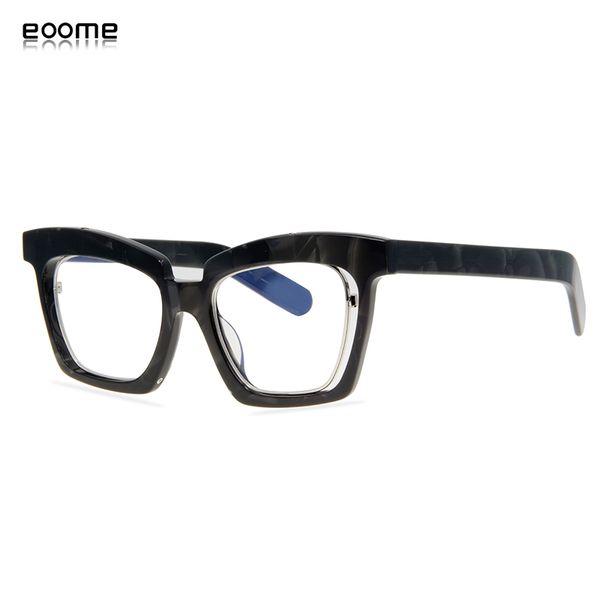 eoome 2020 fashion square shape vintage hand made optical frames full rim acetate luxury eyewear fast delivery, White;black
eoome 2020 fashion square shape vintage hand made optical frames full rim acetate luxury eyewear fast delivery, White;black
