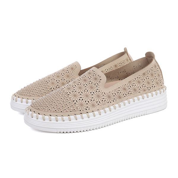 2020 spring women flats shoes woman cutout loafers slip on ballet flats ballerines 8157-2 beige, Black
2020 spring women flats shoes woman cutout loafers slip on ballet flats ballerines 8157-2 beige, Black