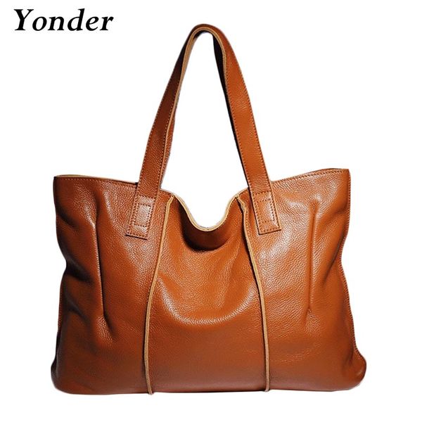 yonder fashion 100% genuine leather women handbag casual tote large capacity elegant lady shoulder crossbody bags black yellow
yonder fashion 100% genuine leather women handbag casual tote large capacity elegant lady shoulder crossbody bags black yellow