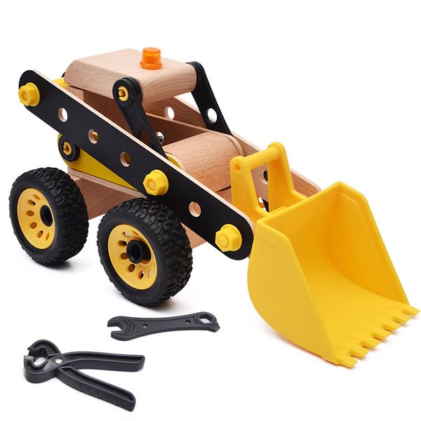 children's educational wooden building blocks nut assembled excavator 3d spell insert model diy toy gift
children's educational wooden building blocks nut assembled excavator 3d spell insert model diy toy gift
